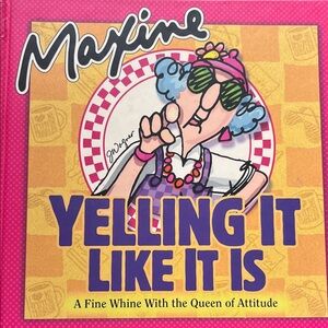 Hallmark Maxine Humor Book with Purple and Yellow Cover